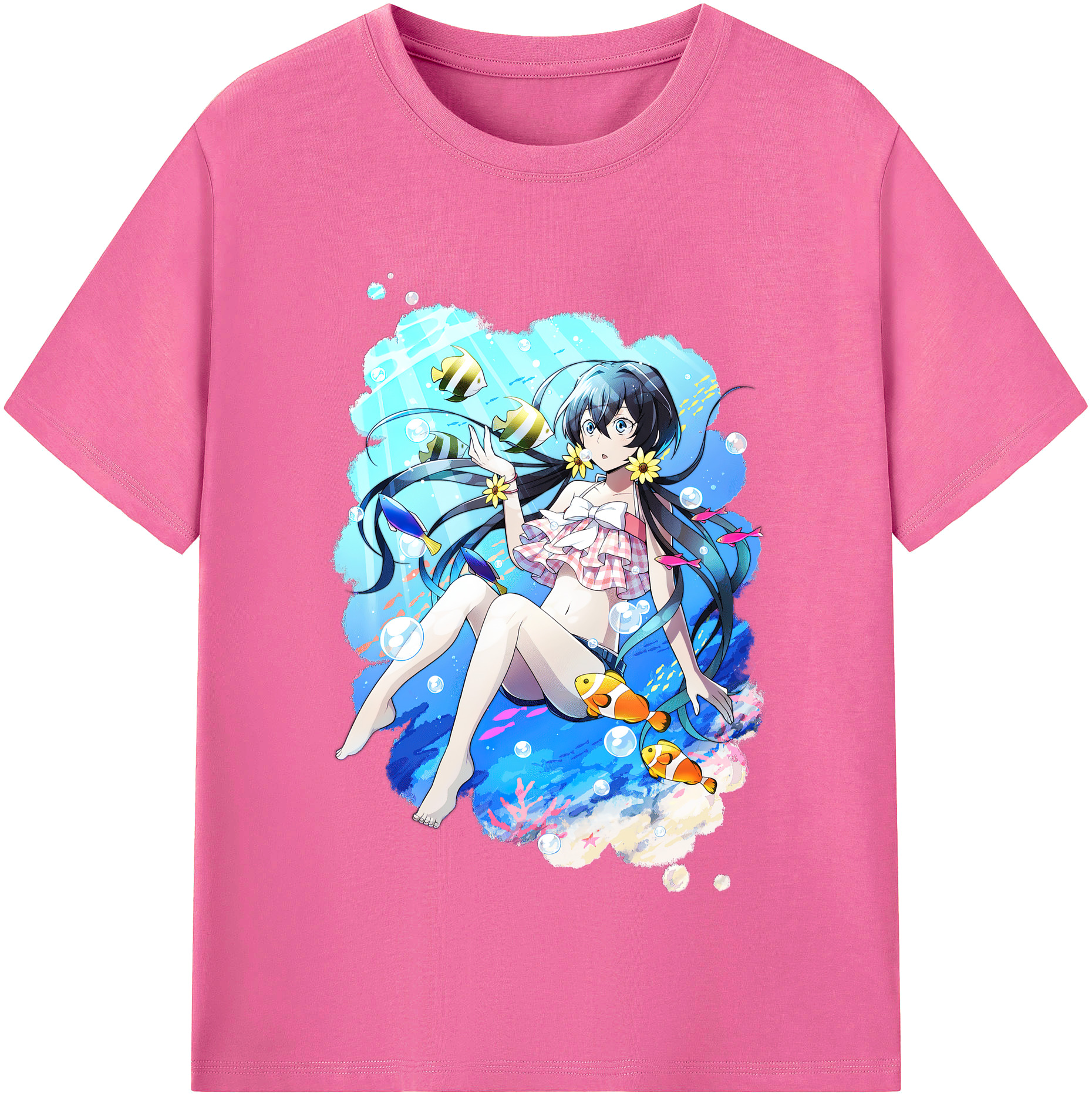 （画像用） 文豪ストレイドッグス Bungo Stray Dogs レディースカジュアルプリントTシャツ（綿100％）